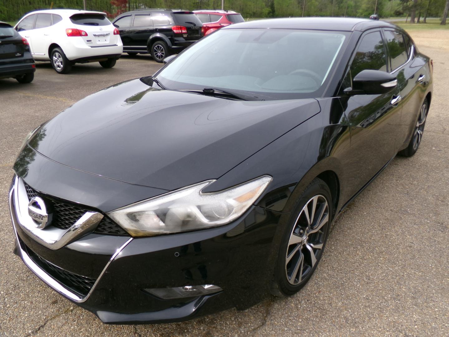 2017 Black /Black Nissan Maxima SV (1N4AA6AP0HC) with an 3.5L engine, automatic transmission, located at 401 First NE, Bearden, AR, 71720, (870) 687-3414, 33.726528, -92.611519 - Photo#0